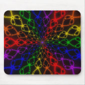 Newton Rainbow | Rainbow Fraktal Art Mousepad (Vorne)