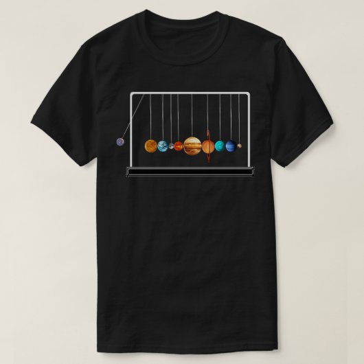 Newton Space Balls Cradle T-Shirt (Design vorne)