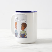 Newton-Tasse Zweifarbige Tasse (Vorderseite Links)