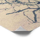 Newton- und Apfelposter Poster (Ecke)