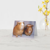 Newton und Skeeter Notecard Karte (Gelbe Blume)