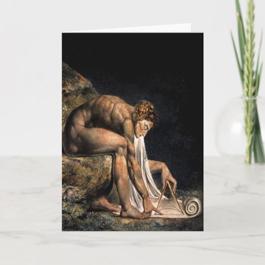 Newton William Blake Masonic-Malerei Karte (Vorderseite)