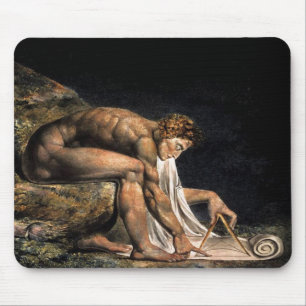 Newton William Blake Masonic-Malerei Mousepad