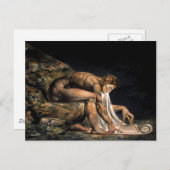 Newton William Blake Masonic Painting Postkarte (Vorne/Hinten)