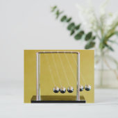 Newton's Cradle Postkarte (Stehend Vorderseite)