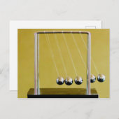 Newton's Cradle Postkarte (Vorne/Hinten)