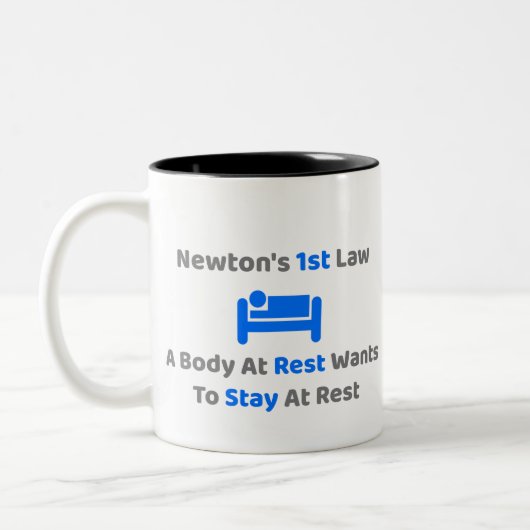 Newtons erste Tasse (Links)