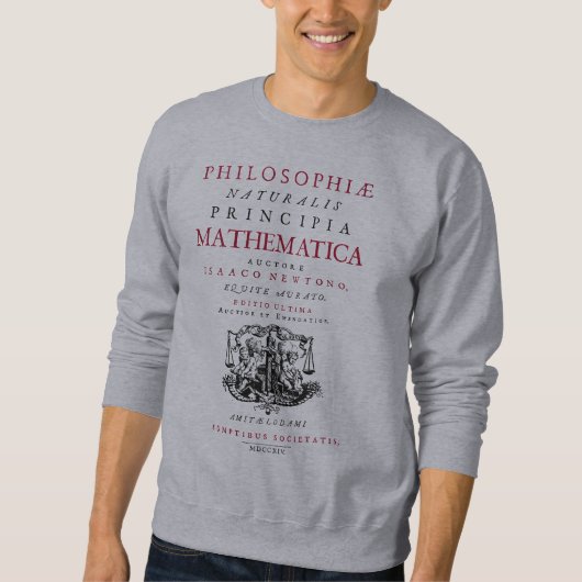 Newtons Principia Sweatshirt (Vorderseite)