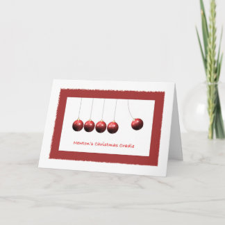 Newtons Weihnachtskarte Karte