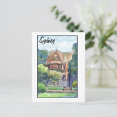 Newtown House Sydney Postkarte (Stehend Vorderseite)