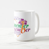 Newtown Remember December Memorial Kaffeetasse (VorderseiteRechts)