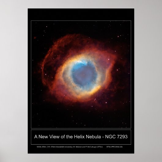 NewViewOfHelixNebula-NGC7293-20 Poster (Vorne)