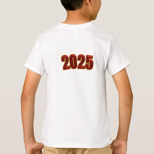 #NewYear2025 T-Shirt (Rückseite)