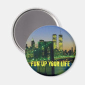newyork, fun up your life magnet (Vorderseite/Rückseite)