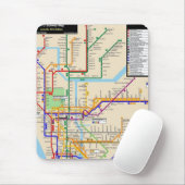 Newyork Untergrundbahn Mousepad (Mit Mouse)