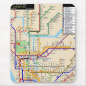 Newyork Untergrundbahn Mousepad (Vorne)