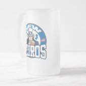 NewZeiros Frozen-Tasse Mattglas Bierglas (Vorderseite Links)