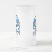 NewZeiros Frozen-Tasse Mattglas Bierglas (Mittel)