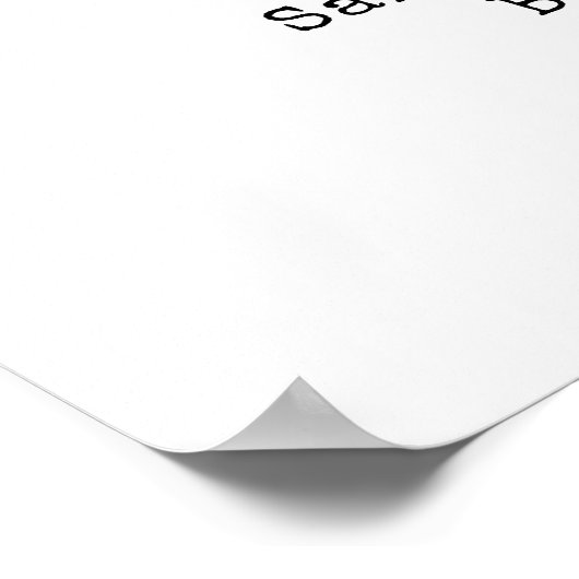 Next Chapter 40th Birthday Signature Poster (Ecke)