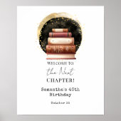 Next Chapter 40th Birthday Signature Poster (Vorne)