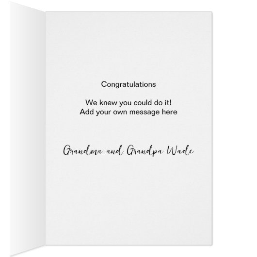 Next Chapter Congratulations Graduate Greeting (Innen (Rechts))