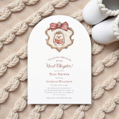 Next Chapter Watercolor Hedgehog Reading Book  Einladung