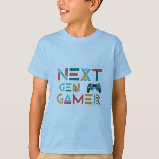 Next Generation Gamer: Ein T - Shirt-Design für di T-Shirt (Vorderseite)
