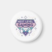 Next Level Gaming Retro Controller Pastel Gamer Tr Magnet (Vorne)