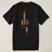 Next Level Lion Menshirt – Motivational T-Shirt (Design Rückseite)