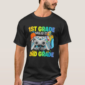 Next stop 2nd grade 1st grade nailed it Graduate V T-Shirt