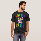 Next Stop Fifth Grade Graduation Unicorn T-Shirt (Vorne ganz)
