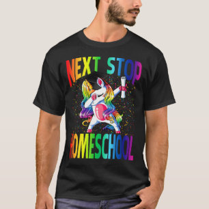 Next Stop Homeschool Graduation Unicorn T-Shirt