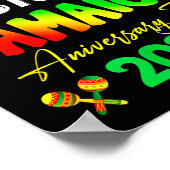 Next Stop Jamaica 2026 Couples Anniversary Family Poster (Ecke)