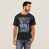 Next Stop Middle School 5th Grade Graduation First T-Shirt (Vorne ganz)