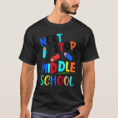 Next Stop Middle School  Fifth Grade Graduation T-Shirt (Vorderseite)