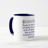 Next To The Word Of God - Music Quote Tasse (Vorderseite Links)