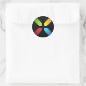 Nexus-Aufkleber Runder Aufkleber (Tasche)