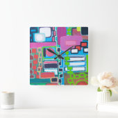 Nexus Wall Clock Quadratische Wanduhr (Zuhause)