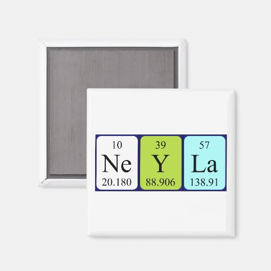 Neyla Periodenmagnet Magnet (Vorderseite/Rückseite)