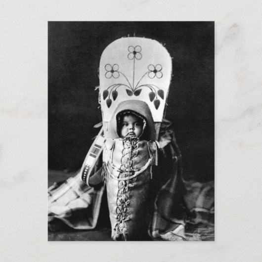 Nez Perce Baby Postkarte (Vorderseite)
