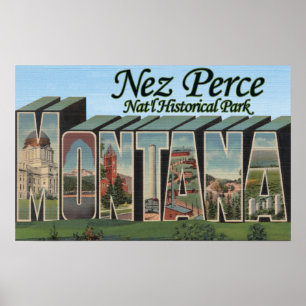 Nez Perce Nat'l Park, Montana Poster
