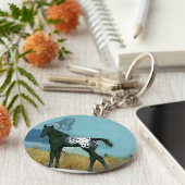 Nez Perce Pony Schlüsselanhänger (Seite)