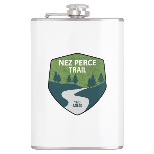 Nez Perce Trail Flachmann (Vorderseite)
