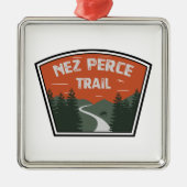 Nez Perce Trail Ornament Aus Metall (Vorne)