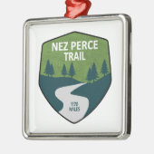 Nez Perce Trail Ornament Aus Metall (Links)
