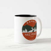 Nez Perce Trail Zweifarbige Tasse (VorderseiteRechts)