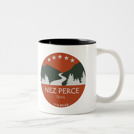 Nez Perce Trail Zweifarbige Tasse (Rechts)