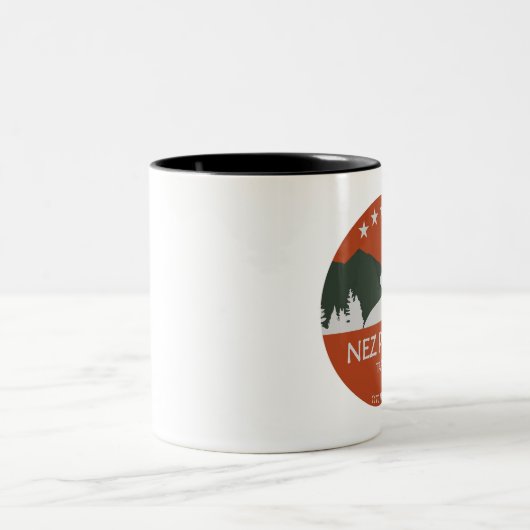 Nez Perce Trail Zweifarbige Tasse (Mittel)