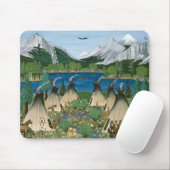 Nez Perce ~ Wallowa Lake Mousepad (Mit Mouse)