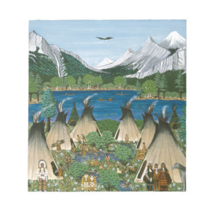 Nez Perce ~ Wallowa Lake Notizblock